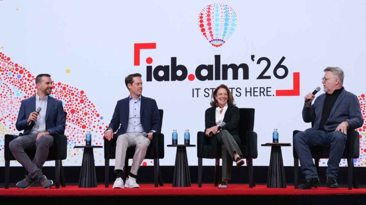 IAB ALM '26 panel participants on stage